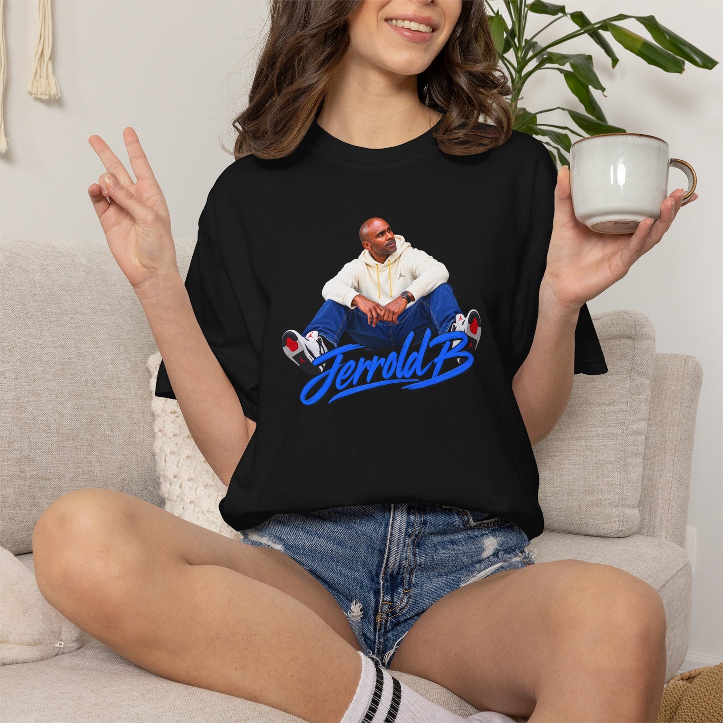 Jerrold B Comedy T-Shirt — Retro Script Logo Tee