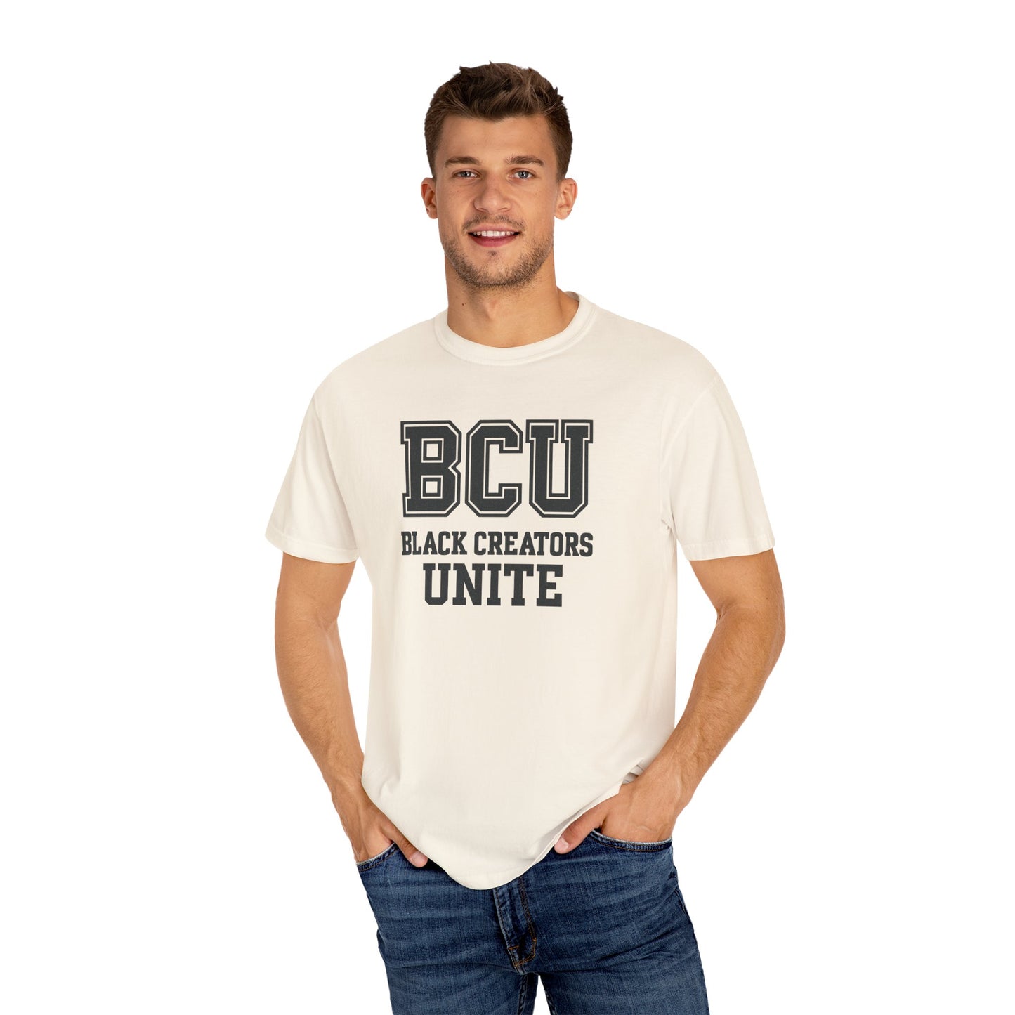 BCU - Black Creators Unite College Edition - Unisex Garment-Dyed T-shirt