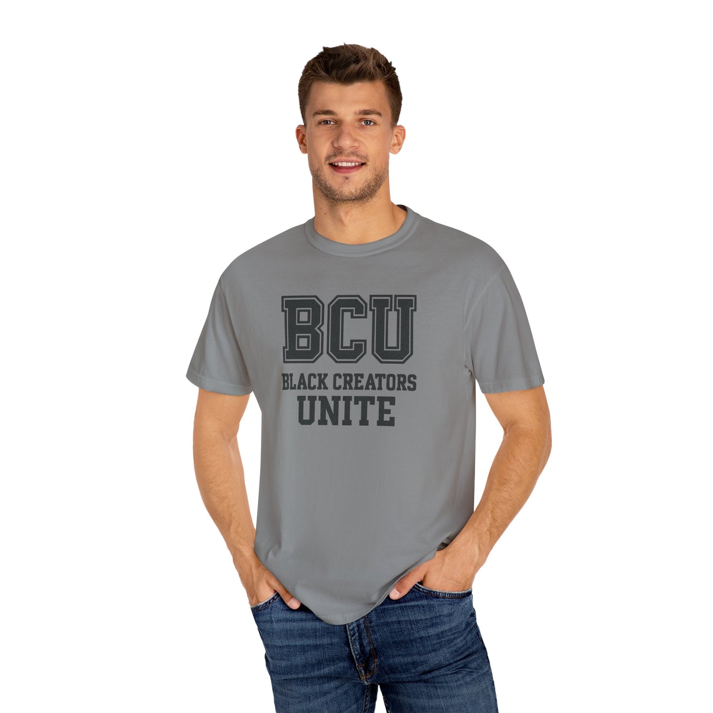BCU - Black Creators Unite College Edition - Unisex Garment-Dyed T-shirt