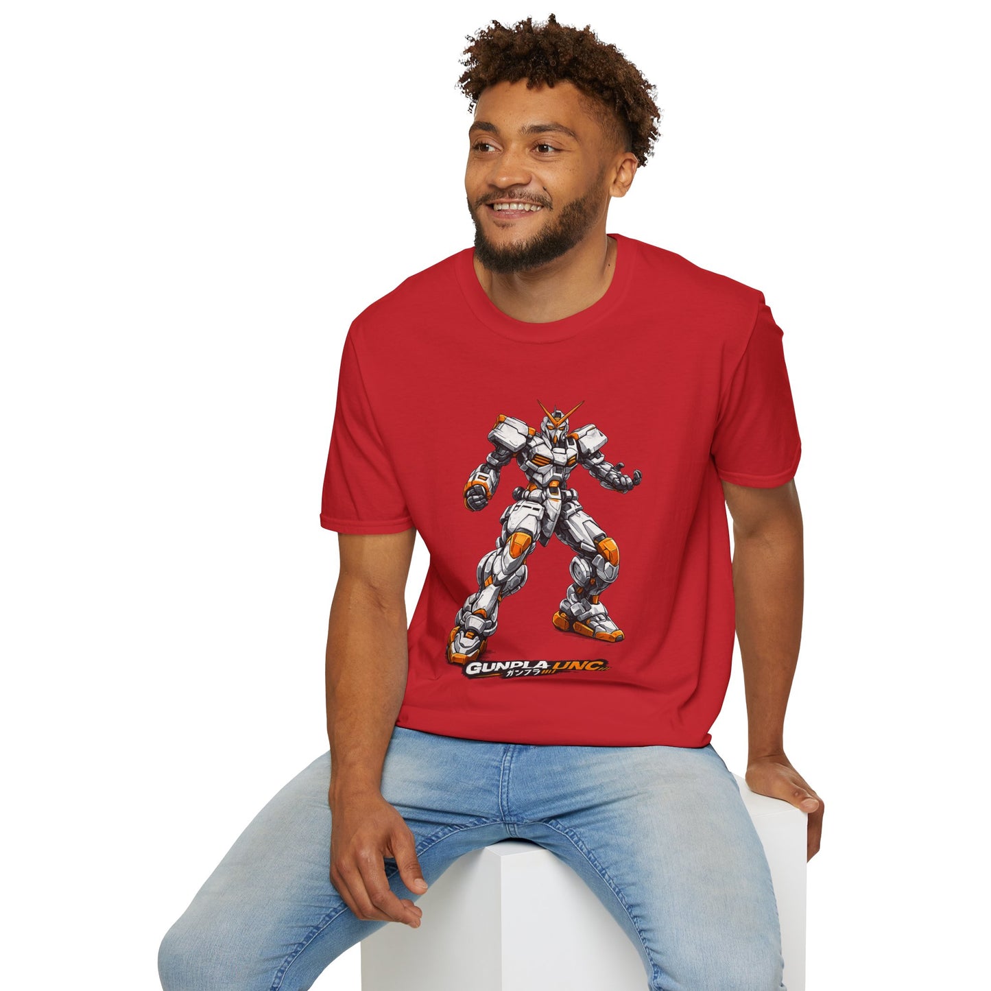 Mecha Graphic Tee — 'Gunpla Unc' Anime Robot Tee
