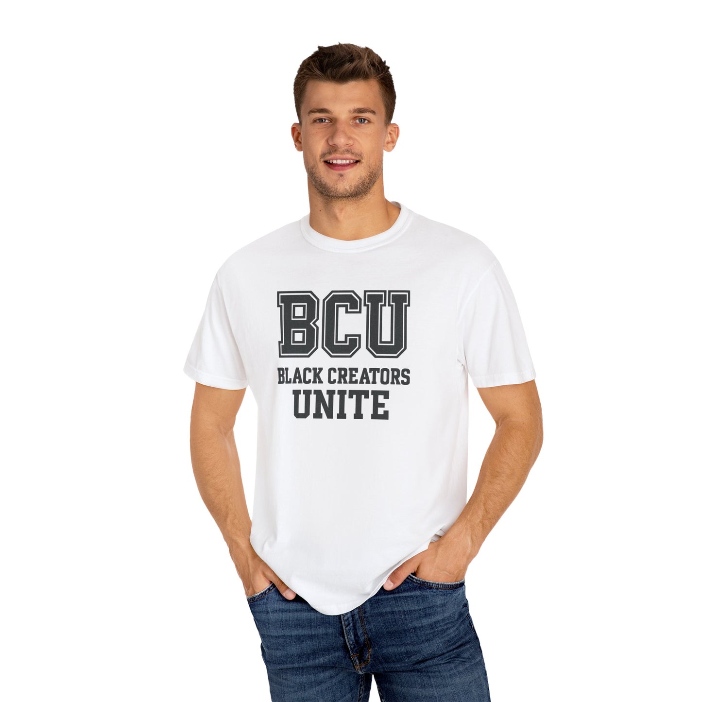 BCU - Black Creators Unite College Edition - Unisex Garment-Dyed T-shirt