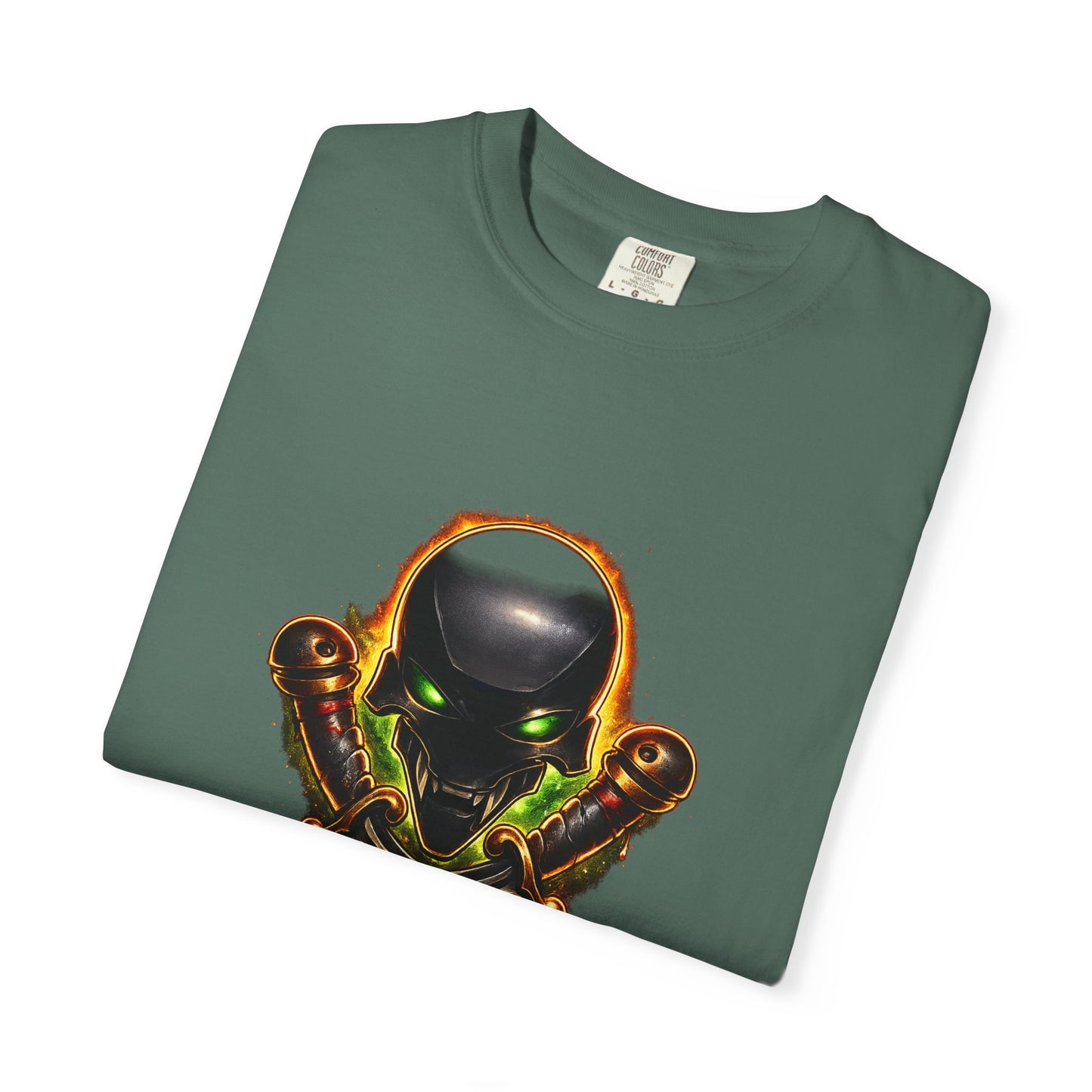 Alien Skull Crossed Knives T-Shirt — Sci‑Fi Horror Graphic Tee