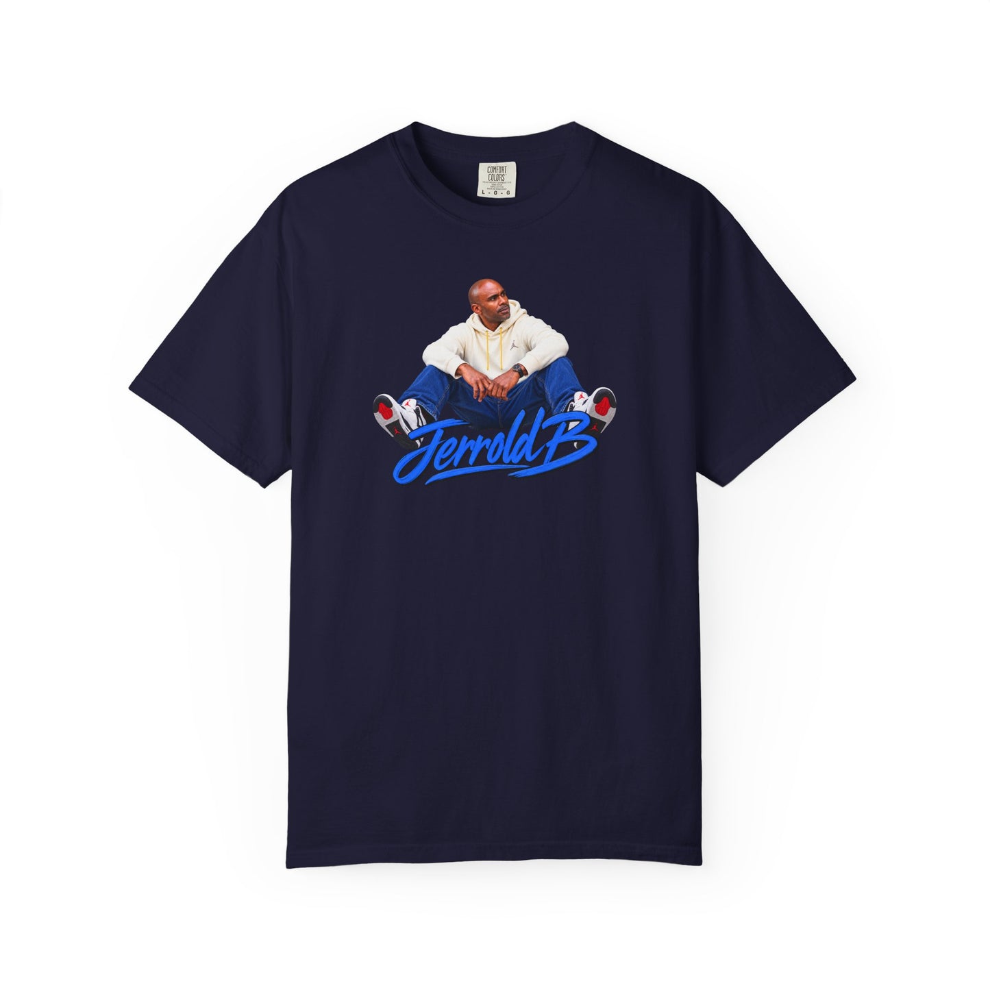 Jerrold B Comedy T-Shirt — Retro Script Logo Tee