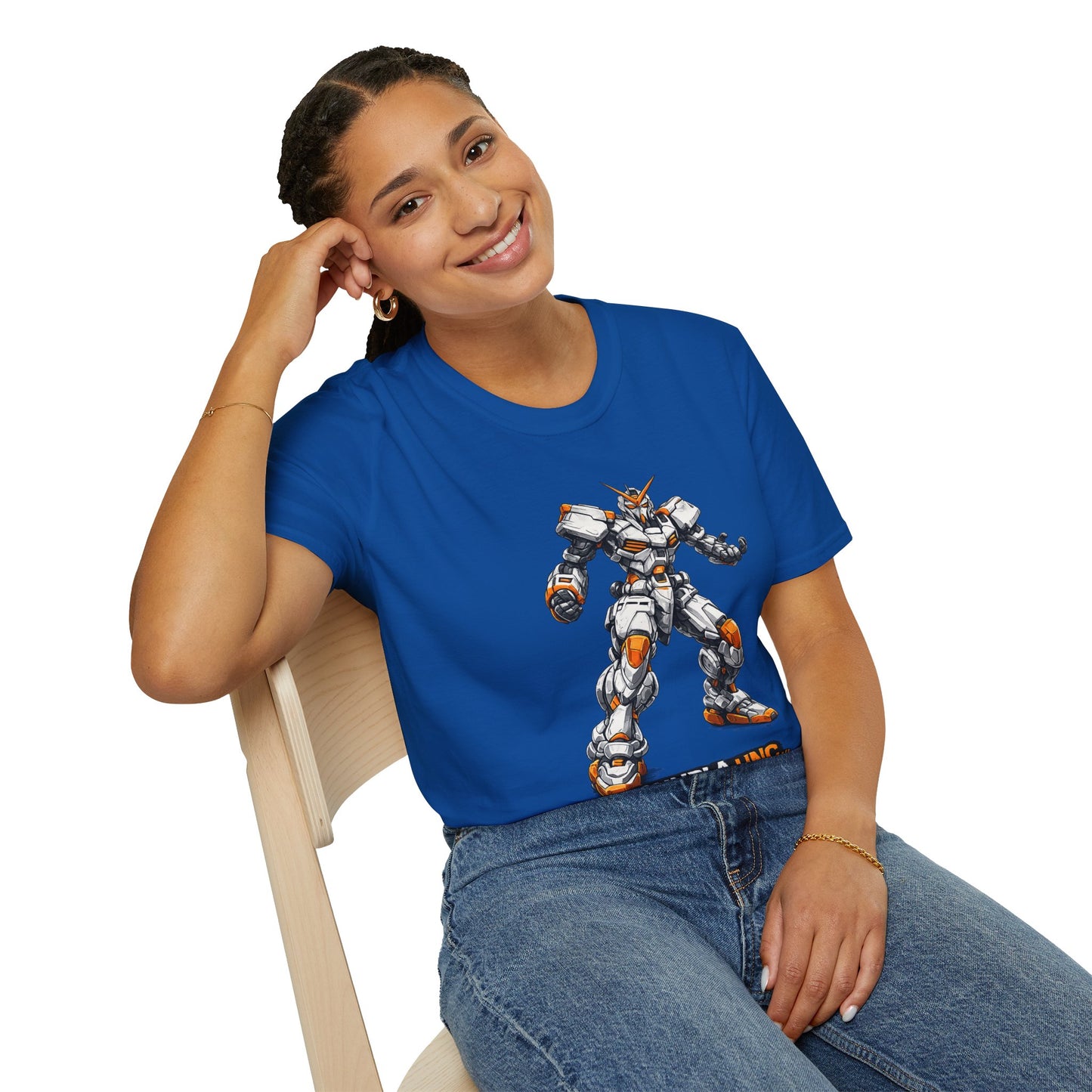 Mecha Graphic Tee — 'Gunpla Unc.' Anime Robot Tee