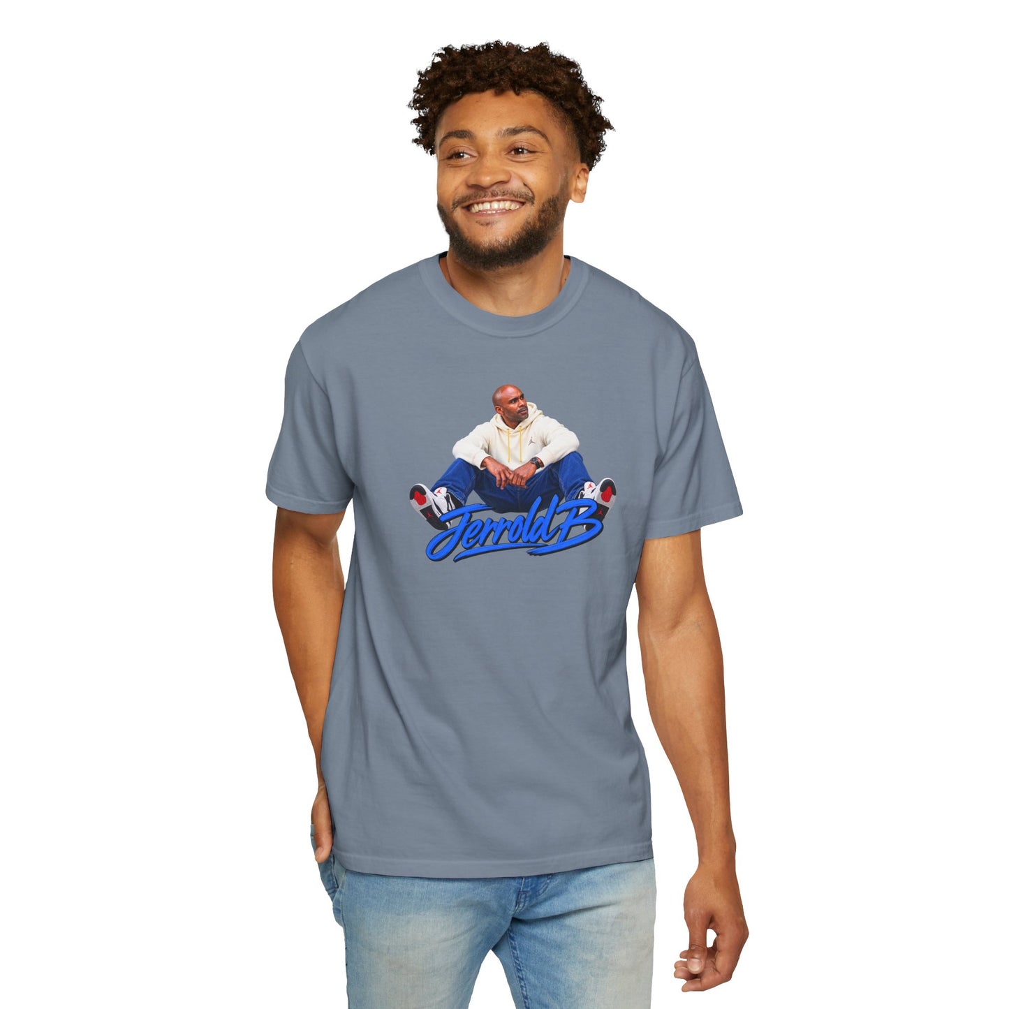 Jerrold B Comedy T-Shirt — Retro Script Logo Tee
