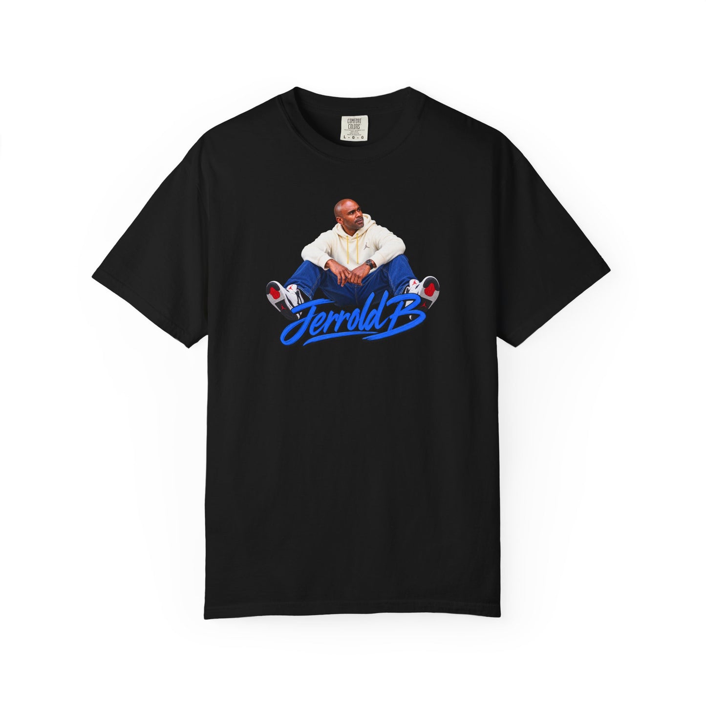 Jerrold B Comedy T-Shirt — Retro Script Logo Tee