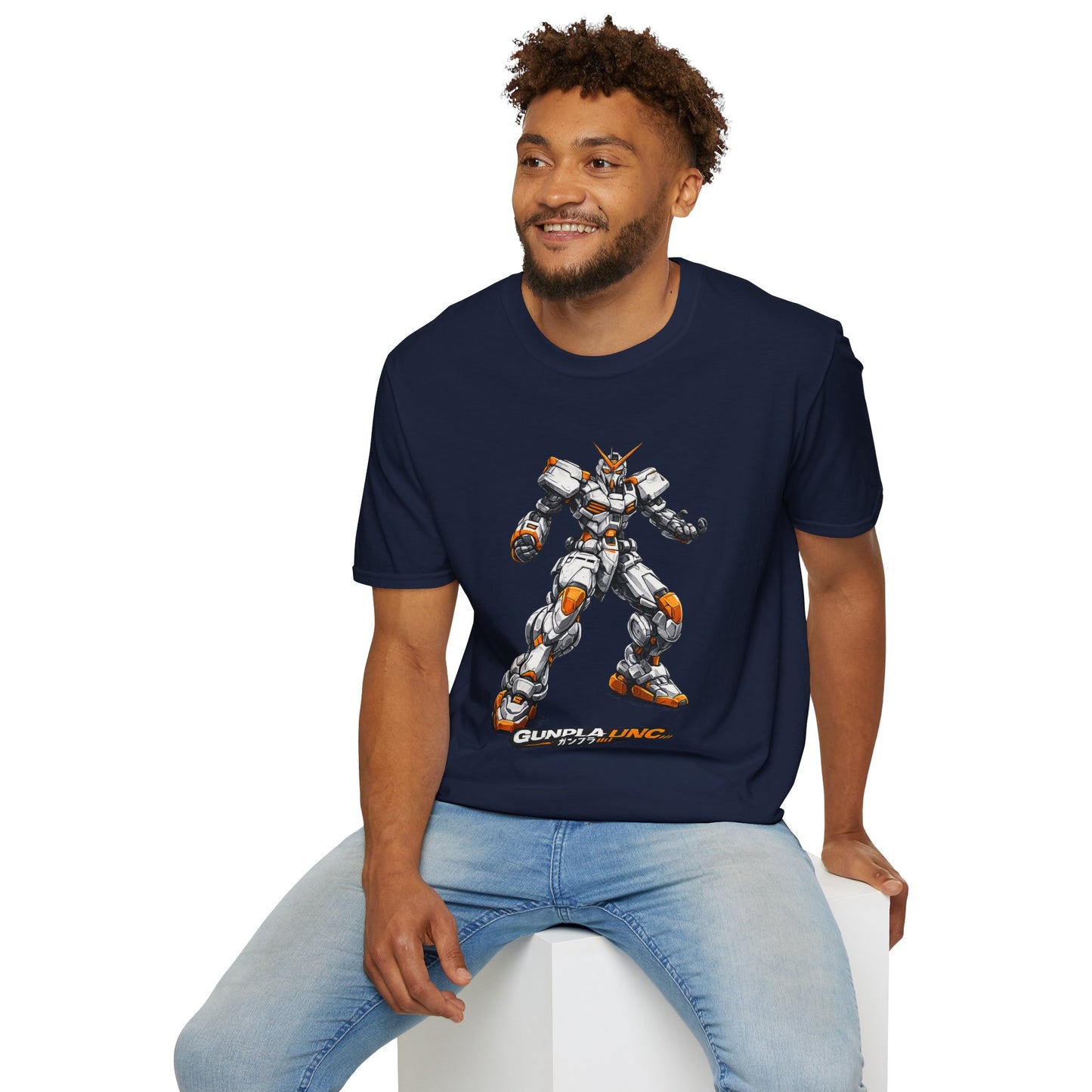 Mecha Graphic Tee — 'Gunpla Unc' Anime Robot Tee