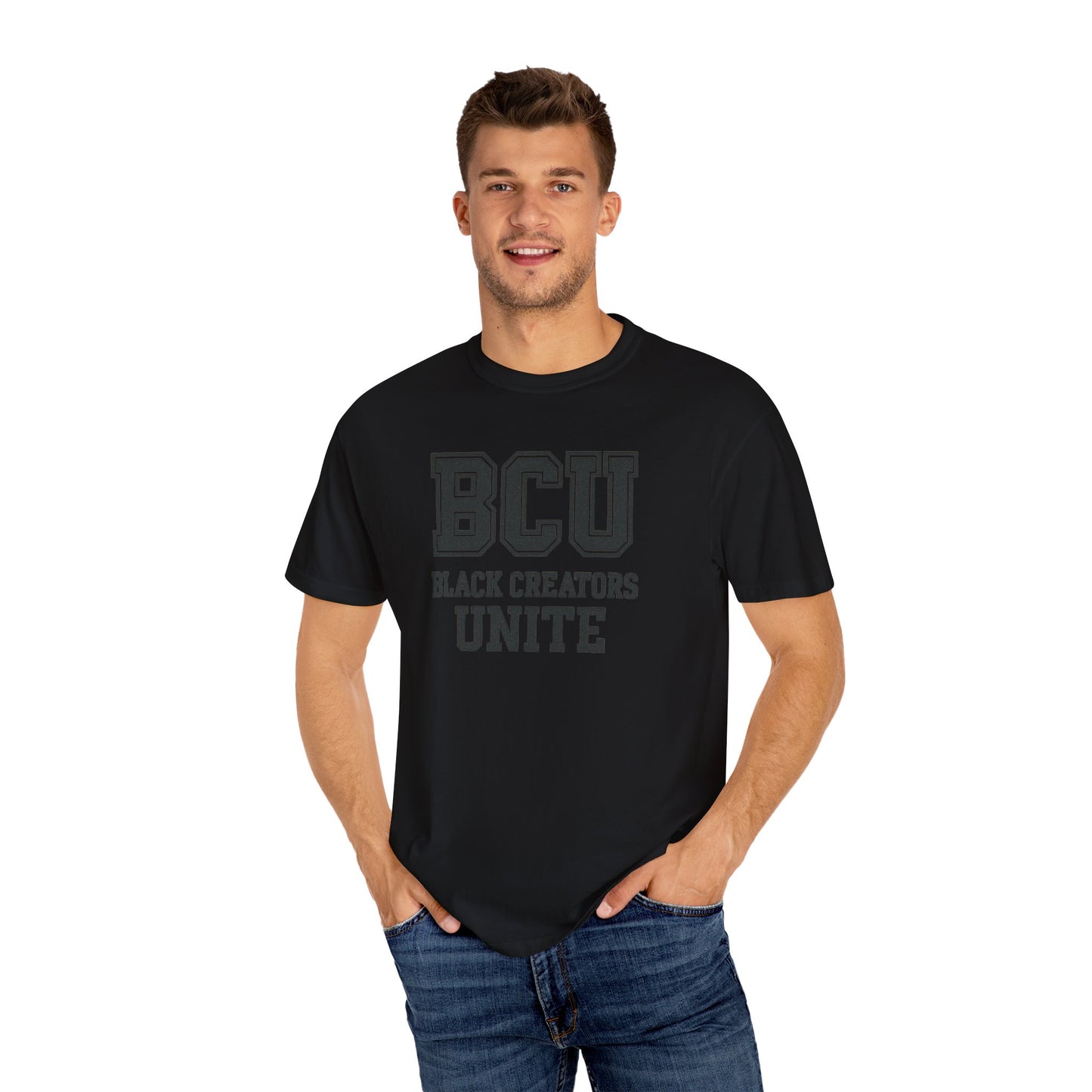 BCU - Black Creators Unite College Edition - Unisex Garment-Dyed T-shirt