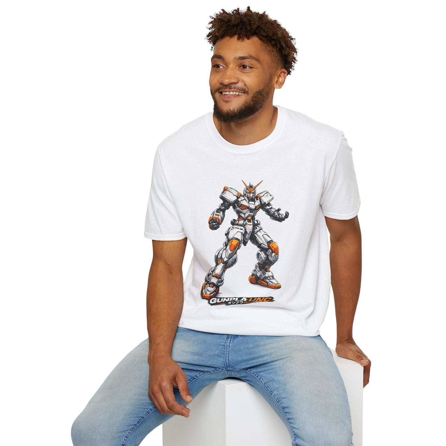 Mecha Graphic Tee — 'Gunpla Unc' Anime Robot Tee