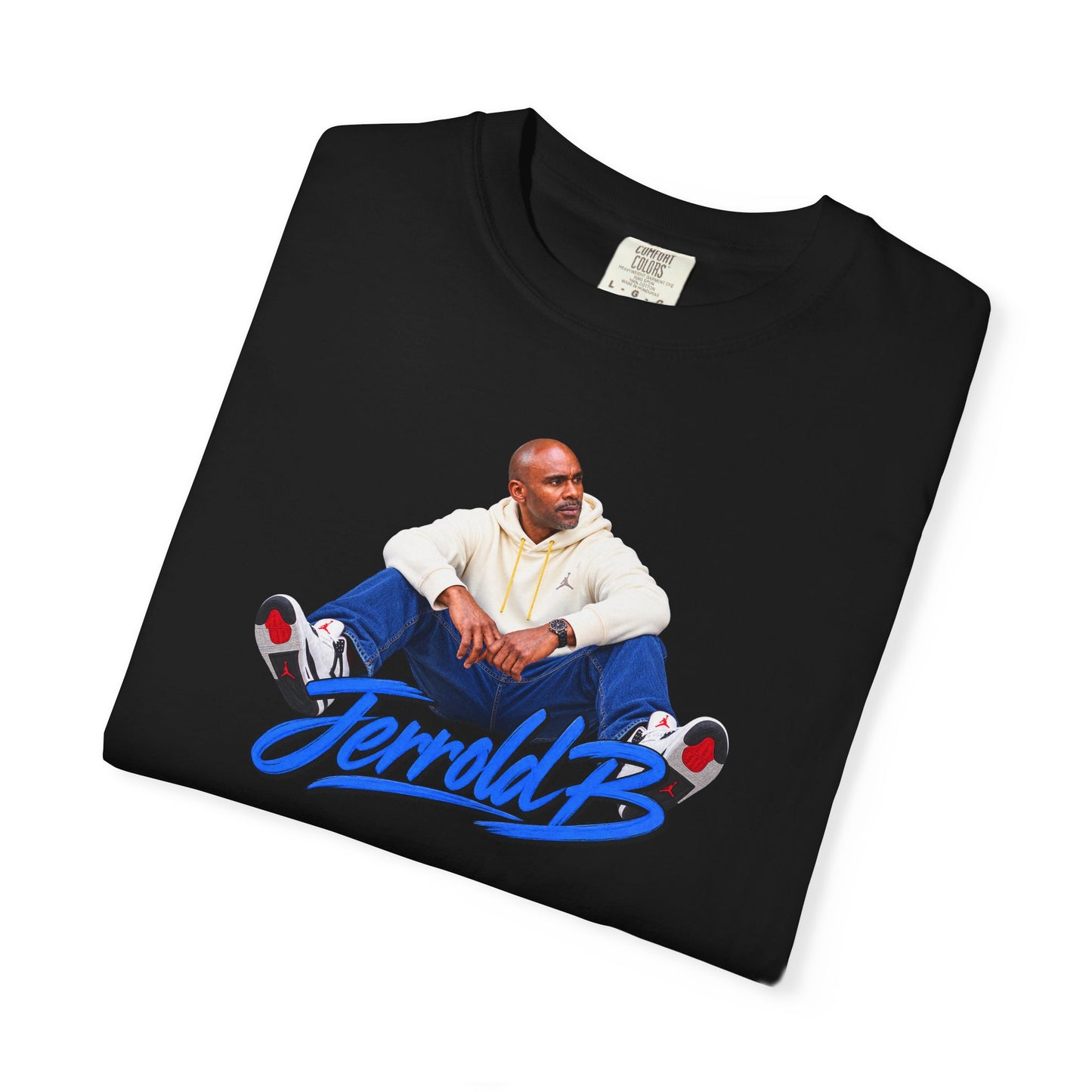 Jerrold B Comedy T-Shirt — Retro Script Logo Tee