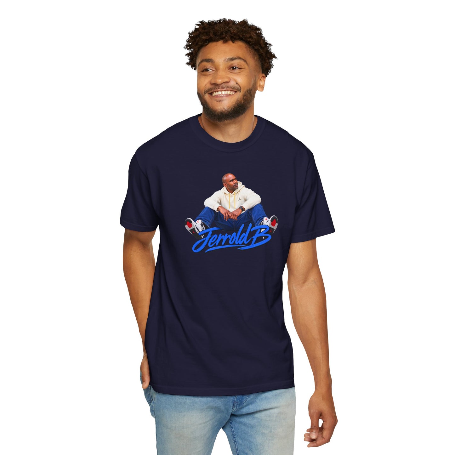 Jerrold B Comedy T-Shirt — Retro Script Logo Tee
