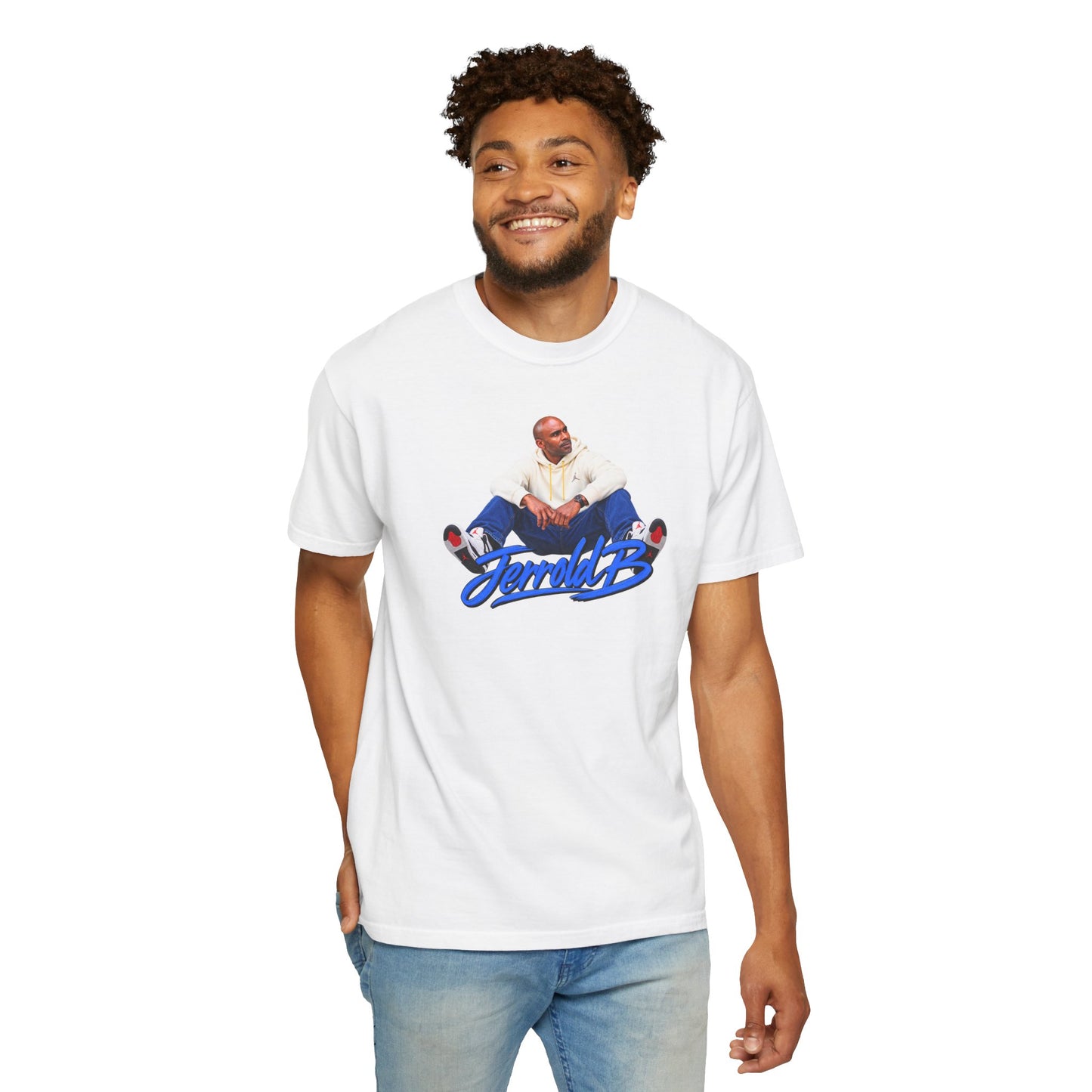 Jerrold B Comedy T-Shirt — Retro Script Logo Tee