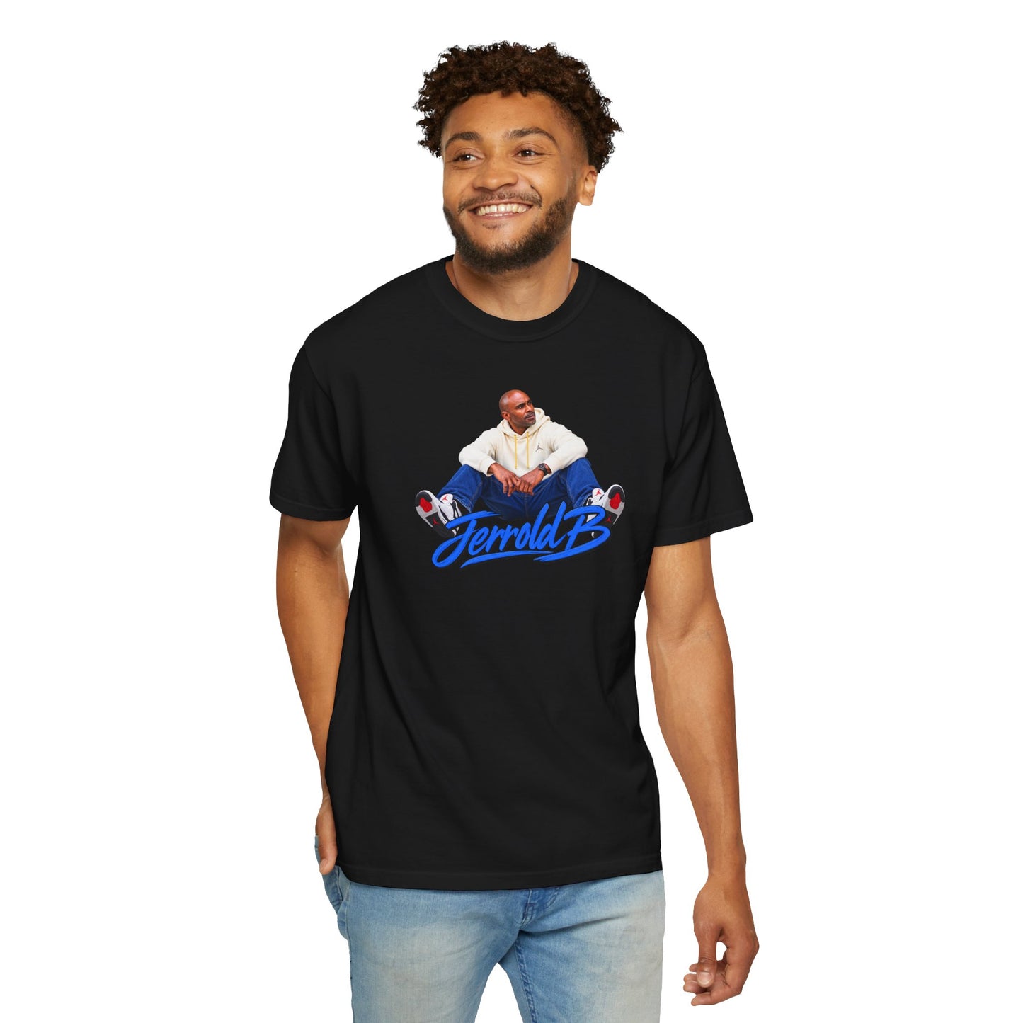 Jerrold B Comedy T-Shirt — Retro Script Logo Tee