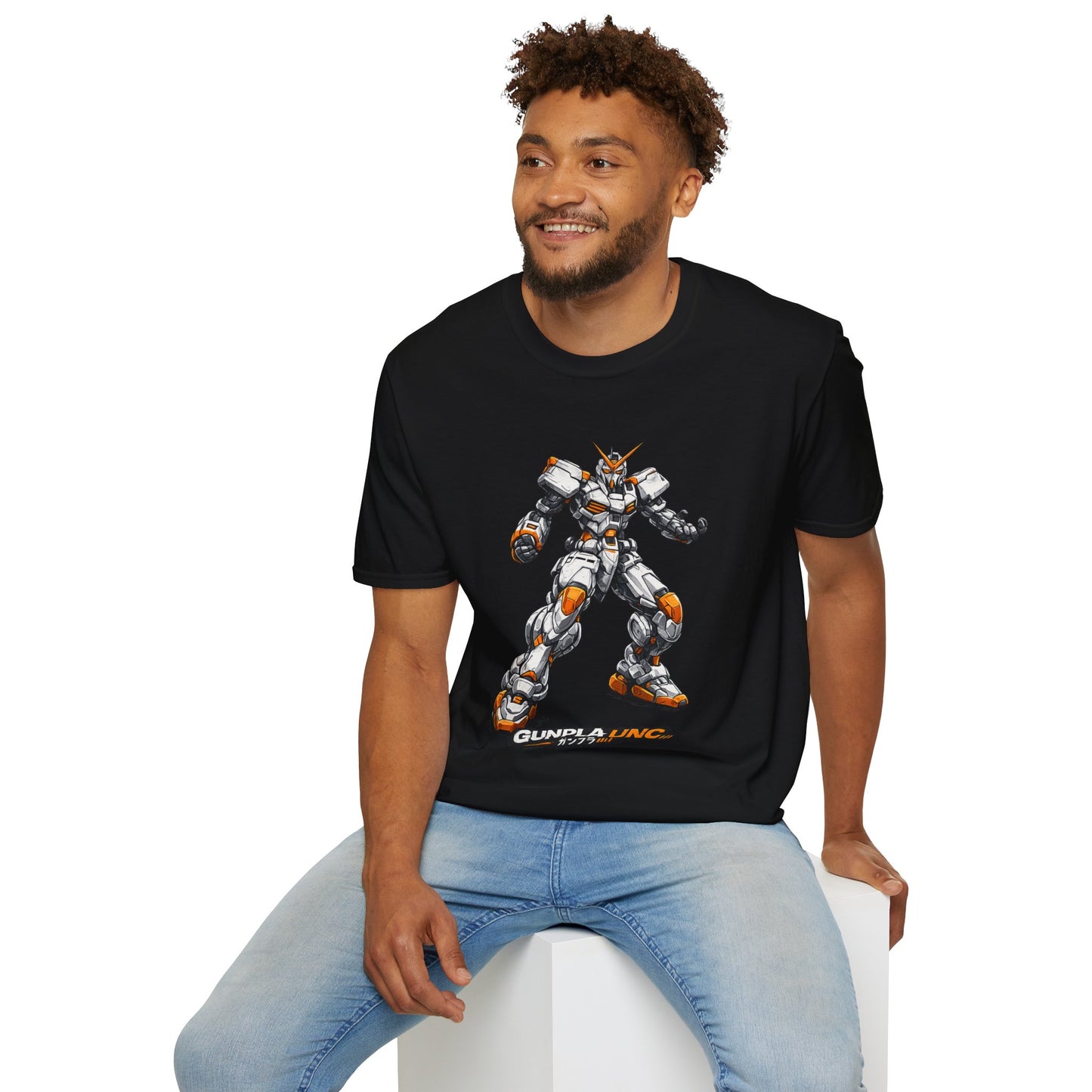 Mecha Graphic Tee — 'Gunpla Unc' Anime Robot Tee