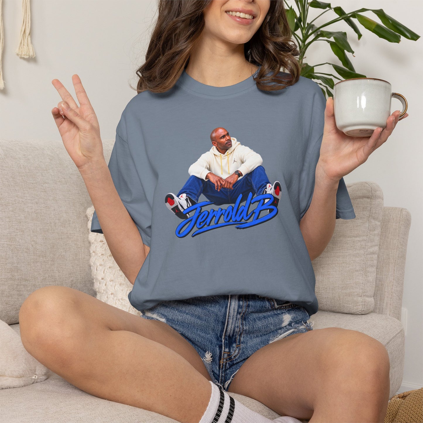 Jerrold B Comedy T-Shirt — Retro Script Logo Tee