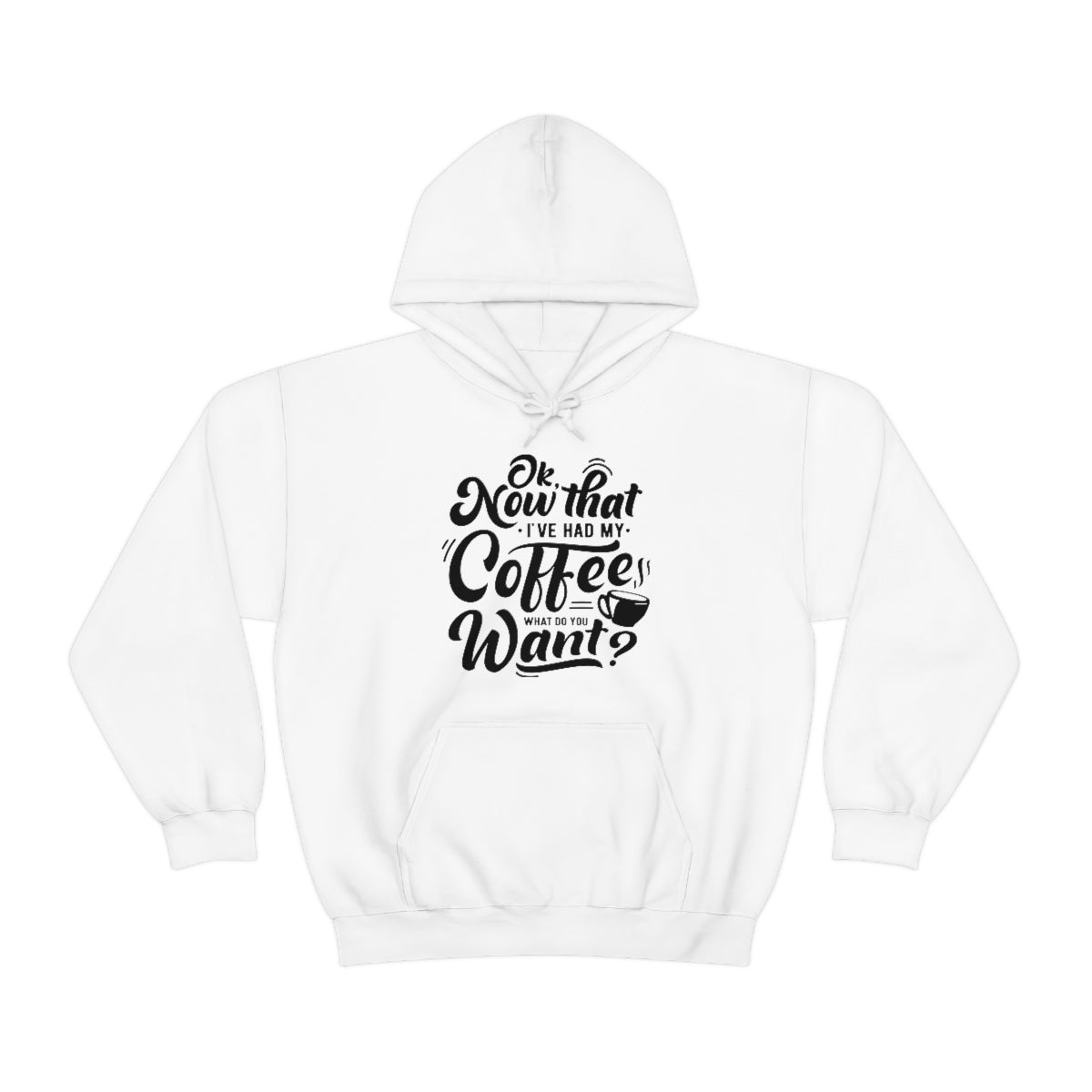 Had My Coffee What Do You Want Hoodie